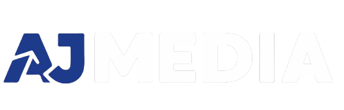 Logo de AJ MEDIA